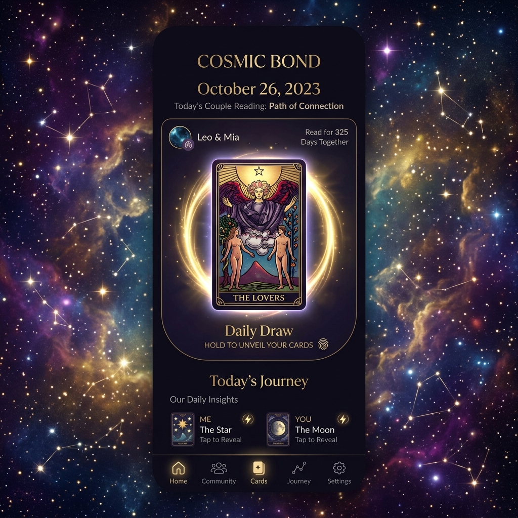 Giao diện Rút Bài Tarot Cảm Ứng